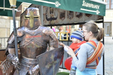 Na pochode Hrdí na rodinu sme stretli rytiera